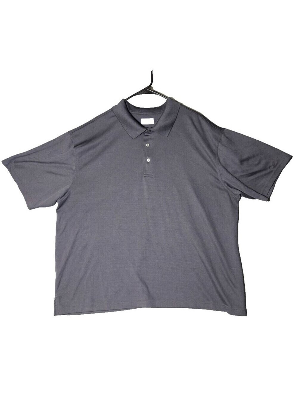 Ben Hogan Men’s 3XL Gray Performance Golf Polo Shirt Short Sleeve